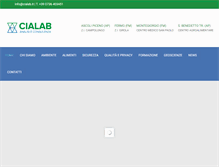 Tablet Screenshot of cialab.it